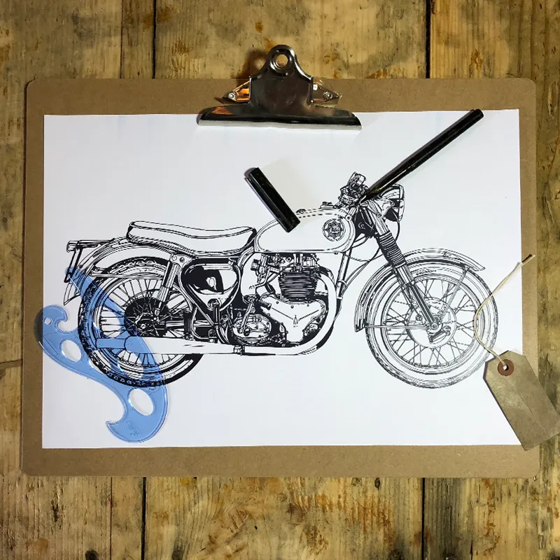 1963 BSA ROCKET GOLD STAR - HOODIE