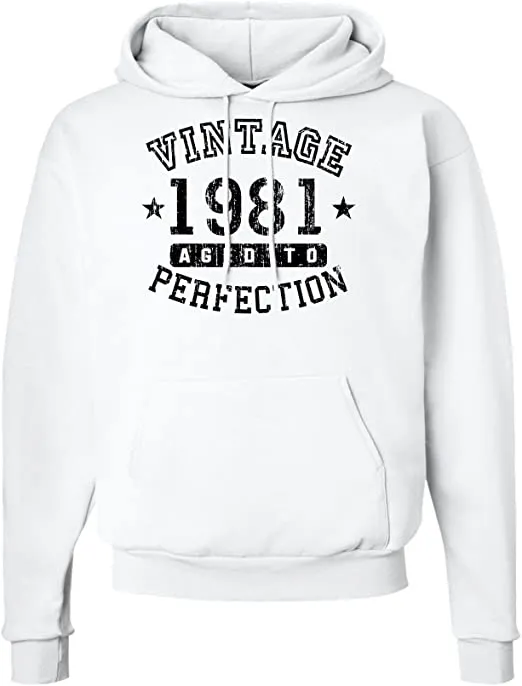 1981 - Vintage Birth Year Hoodie Sweatshirt - Adult