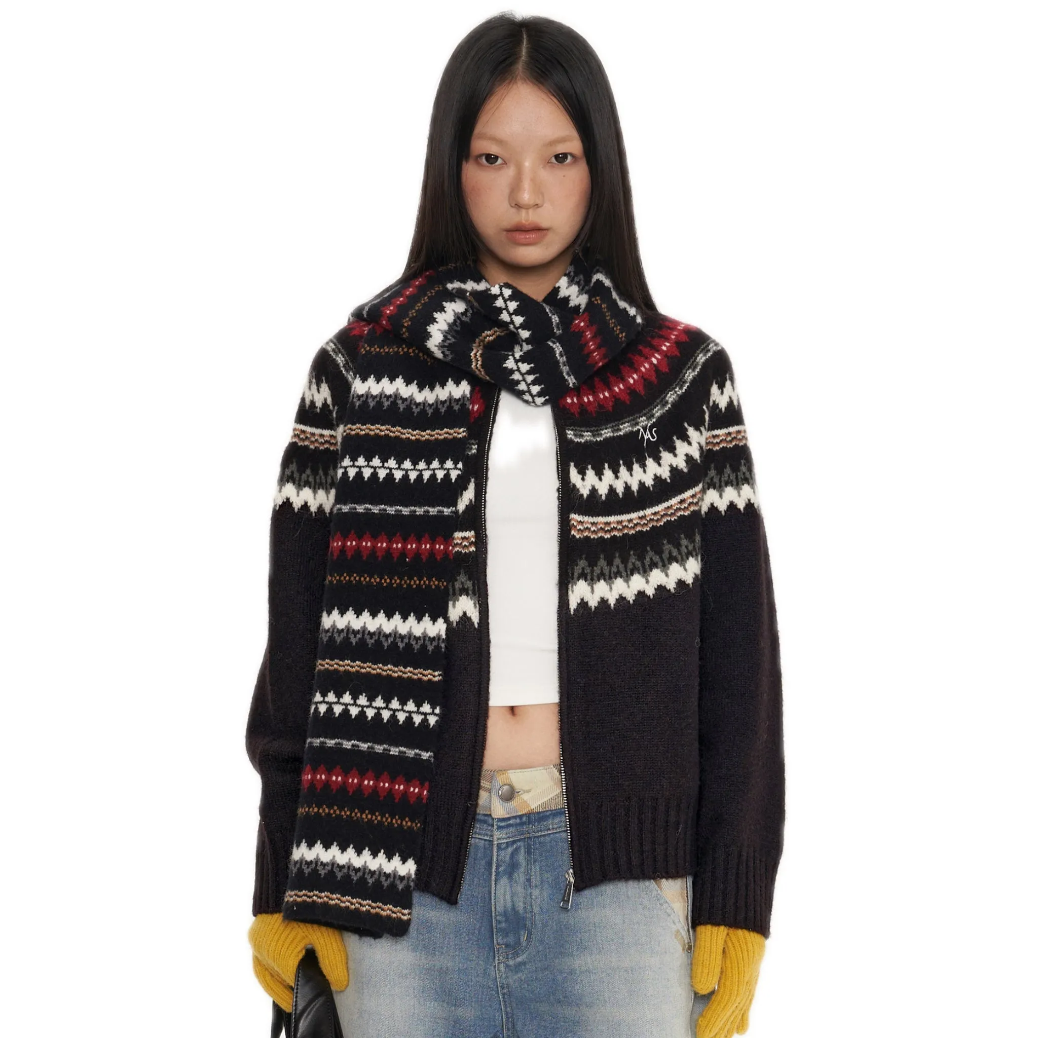 Black FairIsle Sweater