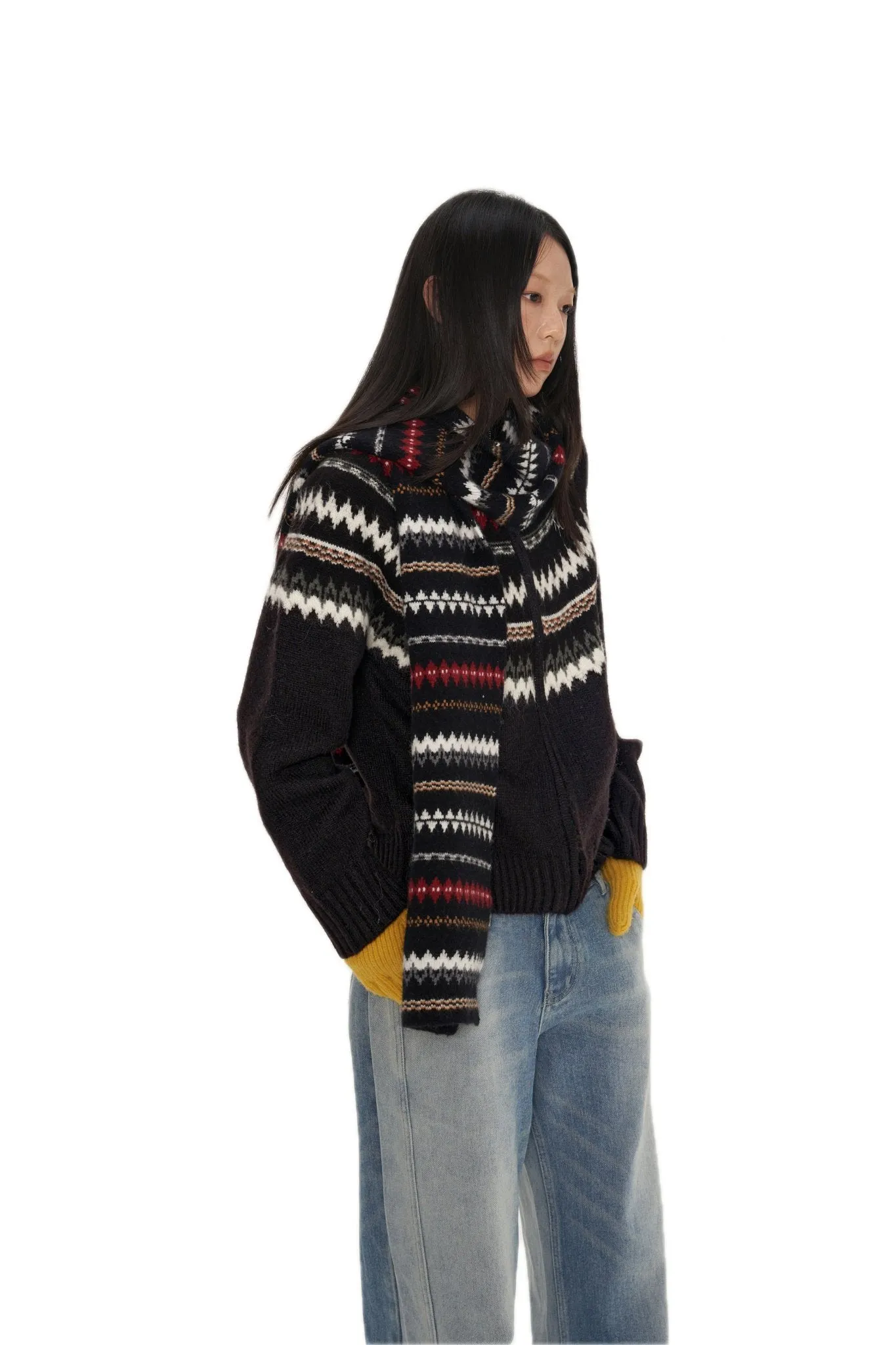 Black FairIsle Sweater