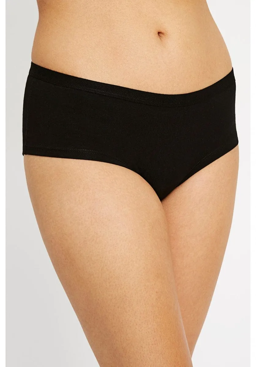 Black Low Rise Shorts