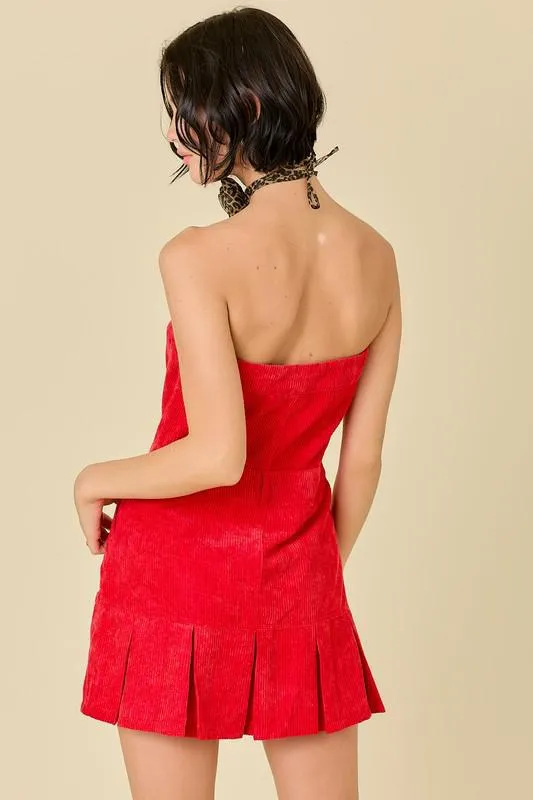 Corduroy Mini Romper
