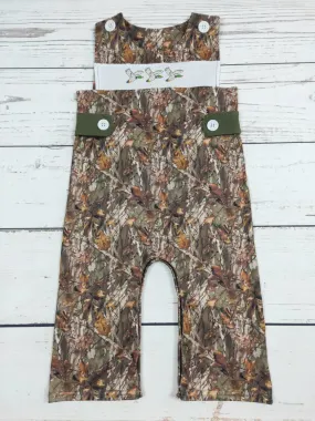 Duck Appliqué Baby Boys Romper