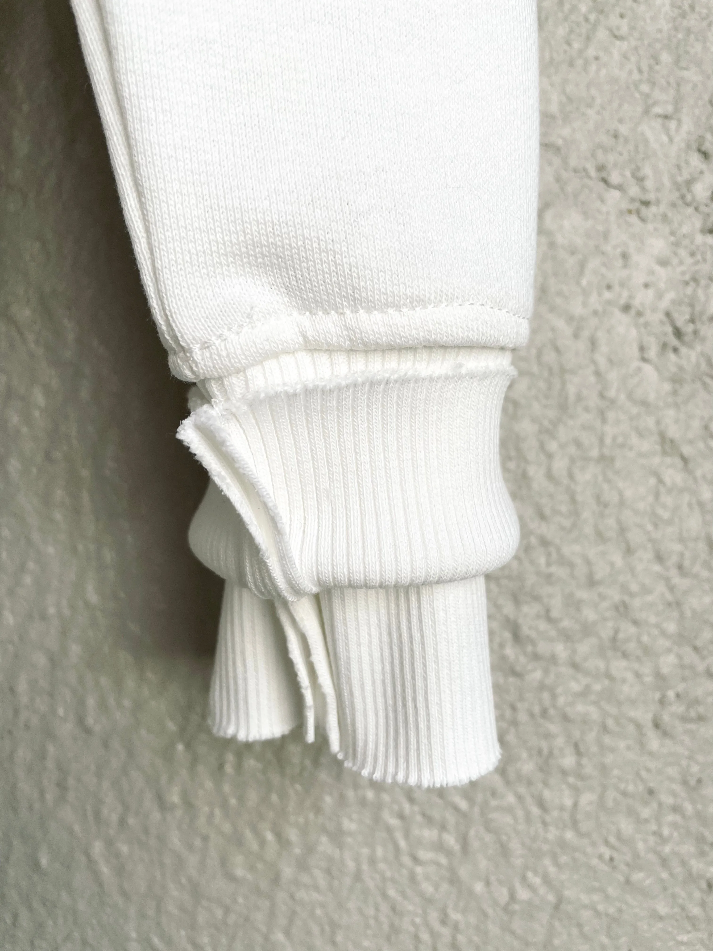 Early High-Stitch Logo Hoodie - Ecru/Latte