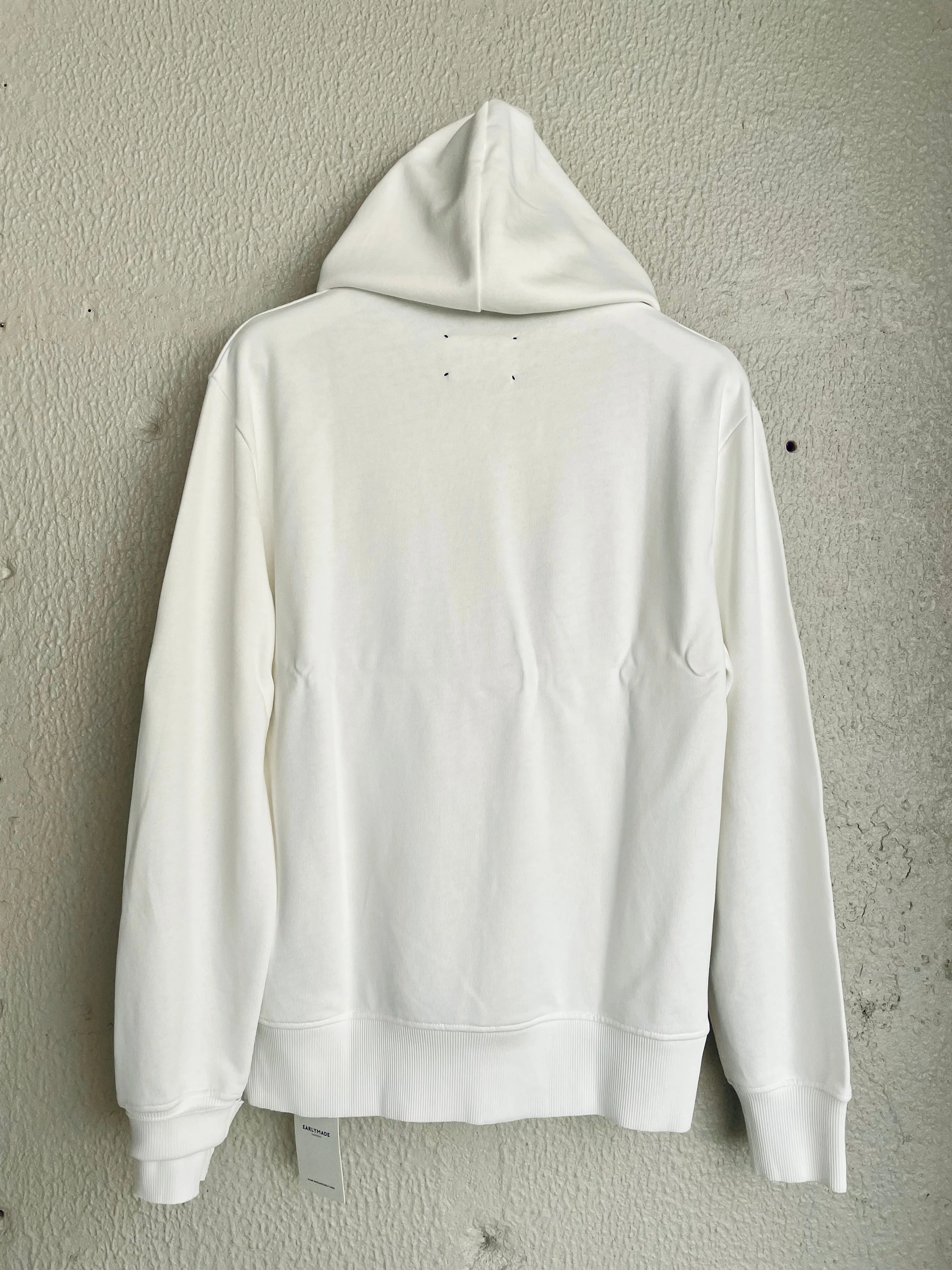Early High-Stitch Logo Hoodie - Ecru/Latte