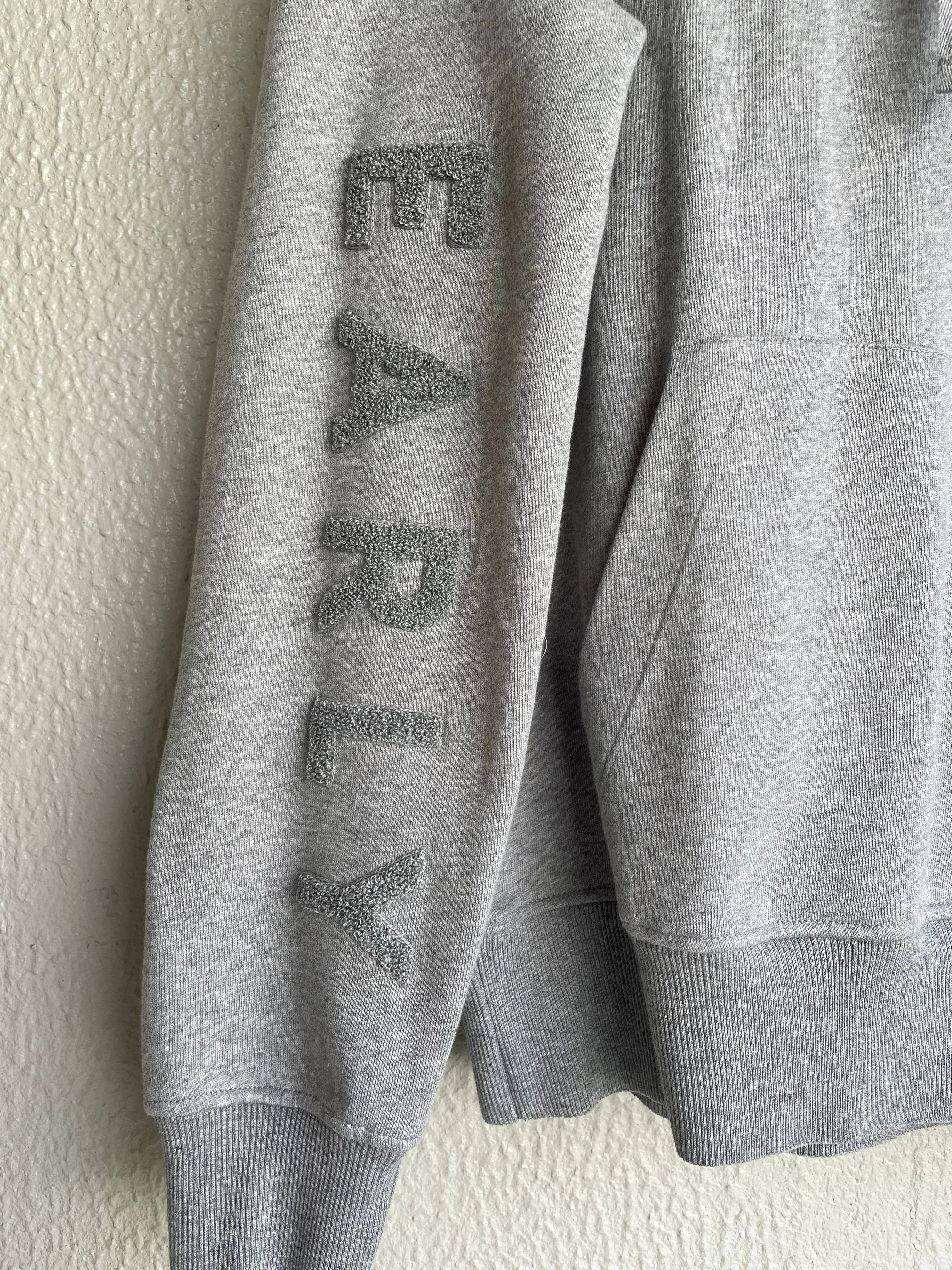 Early High-Stitch Logo Hoodie - Grey