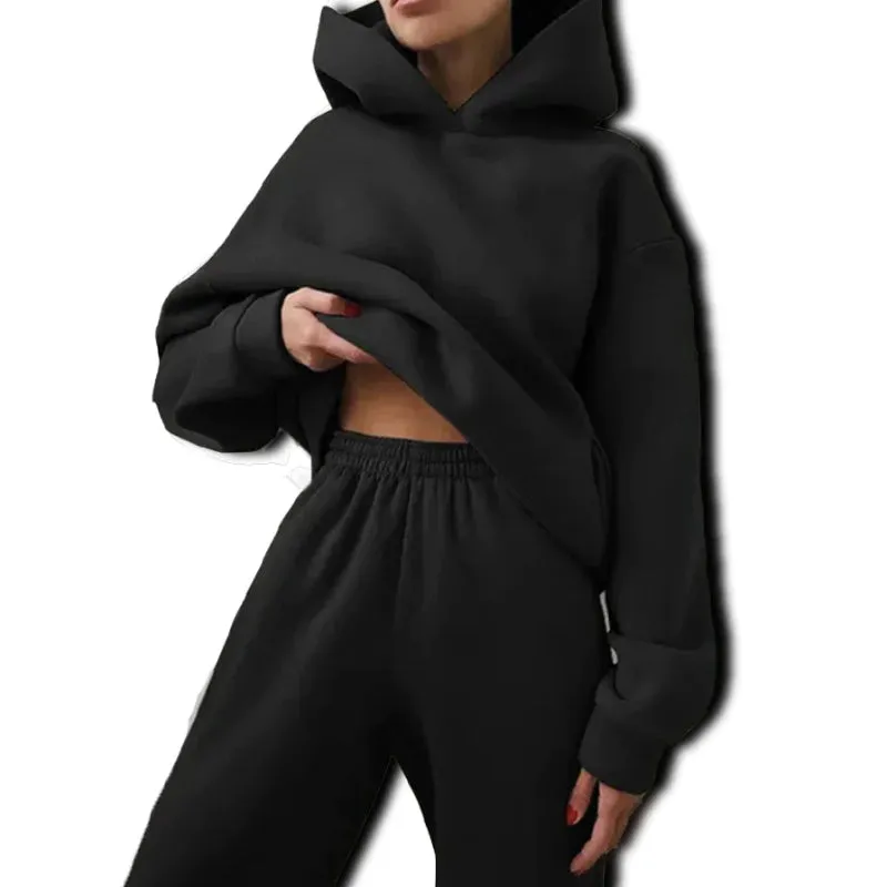 Elegant Midnight Lounge Hoodie