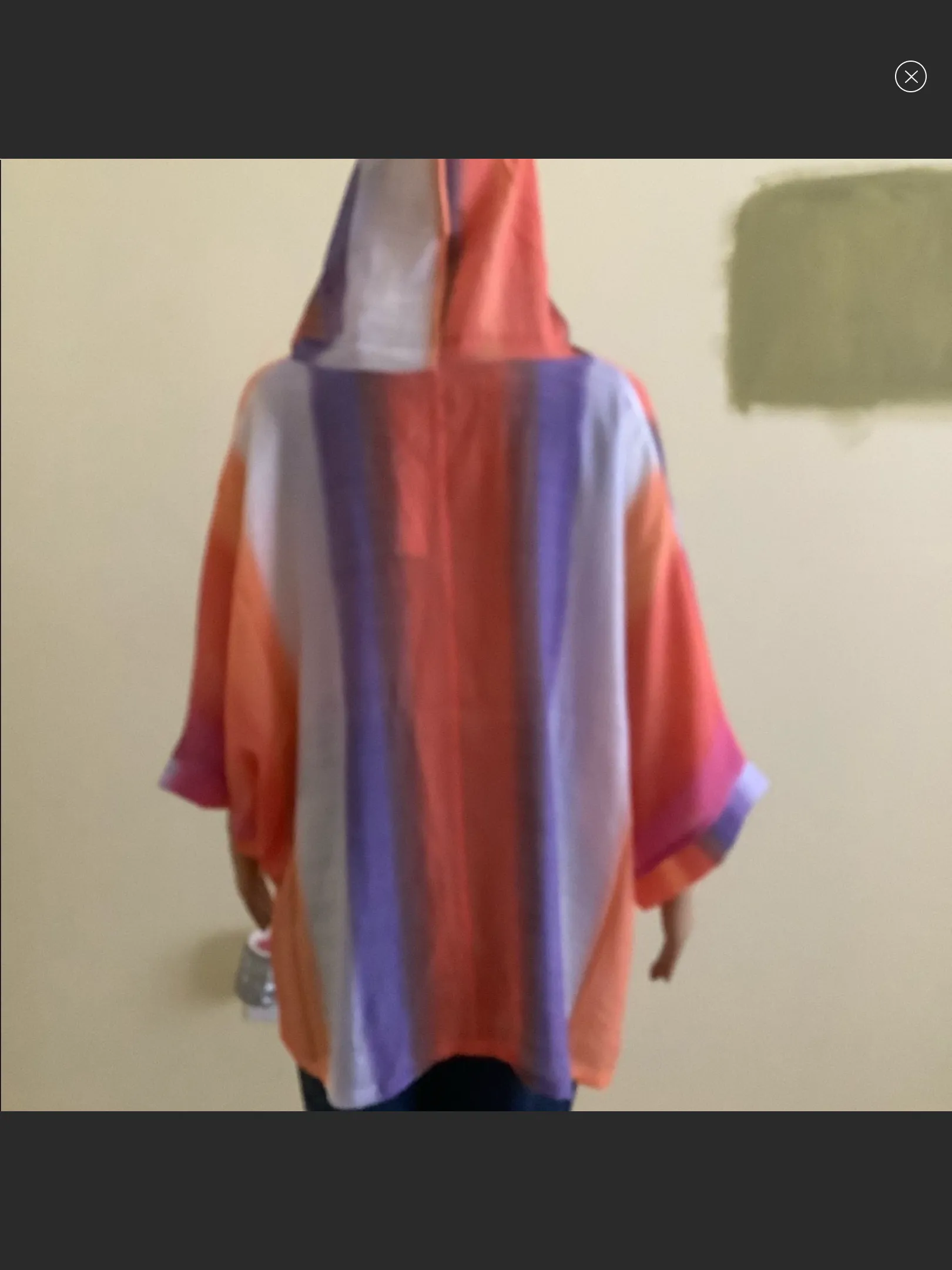 GAUZE CAFTAN HI-LO TOP