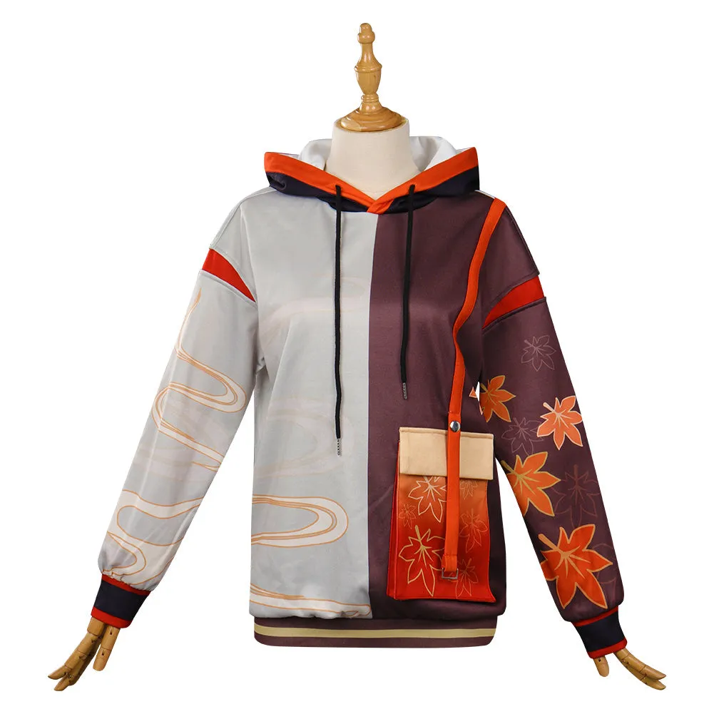 Genshin Impact Kaedehara Kazuha Original Design Hoodies Outfits Halloween Carnival Party Suit