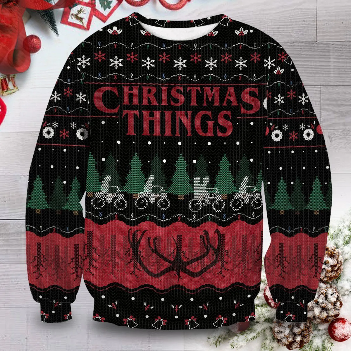 Giftngon - Christmas Things Unisex Wool Sweater