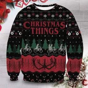 Giftngon - Christmas Things Unisex Wool Sweater