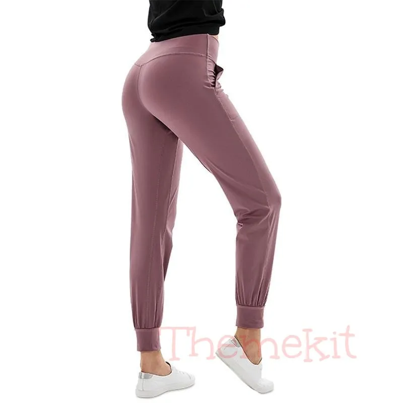 High Waist Slim Jogging Pants