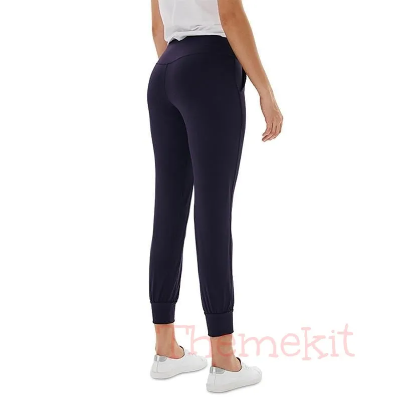 High Waist Slim Jogging Pants