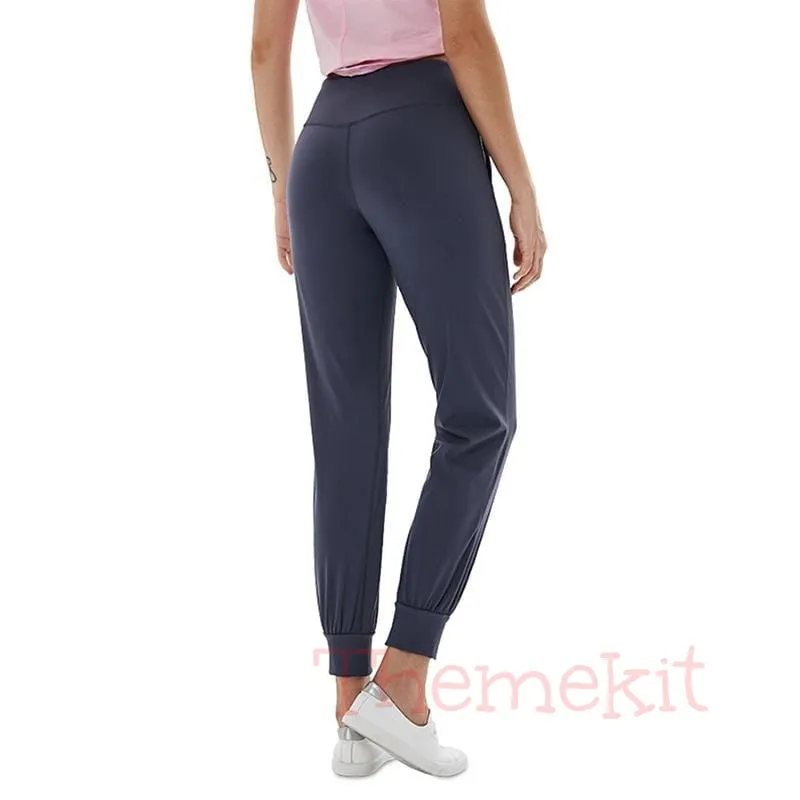High Waist Slim Jogging Pants