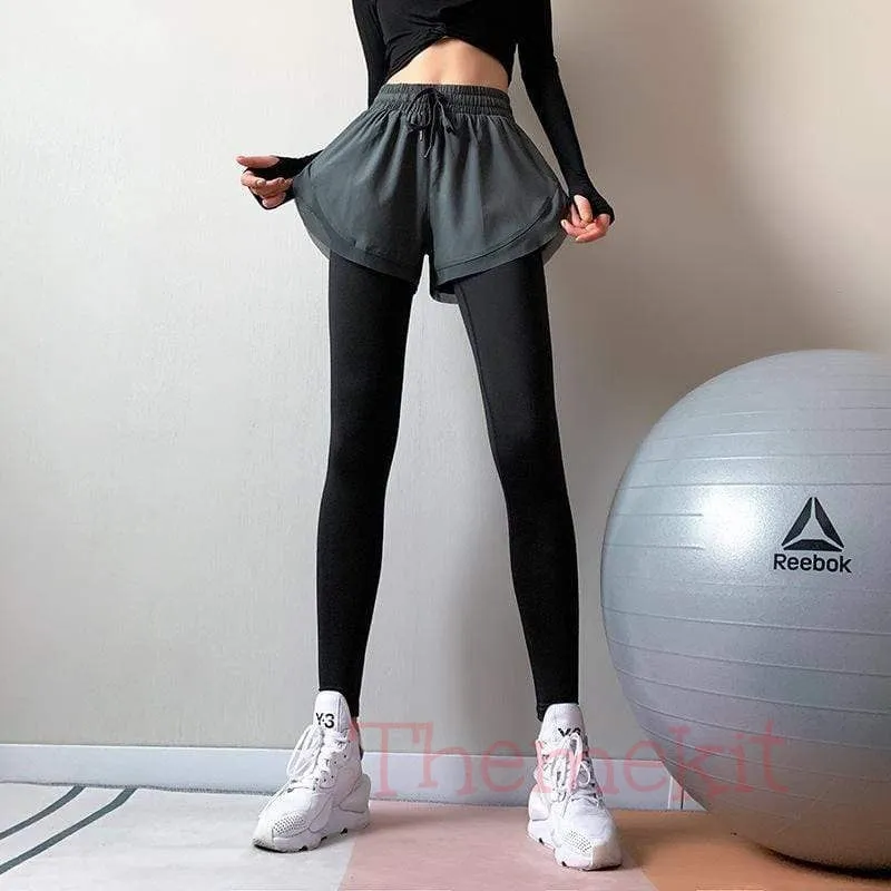 High Waist Stretch Yoga Trousers