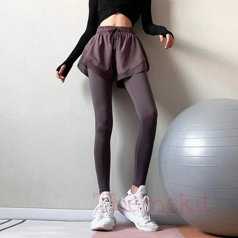 High Waist Stretch Yoga Trousers