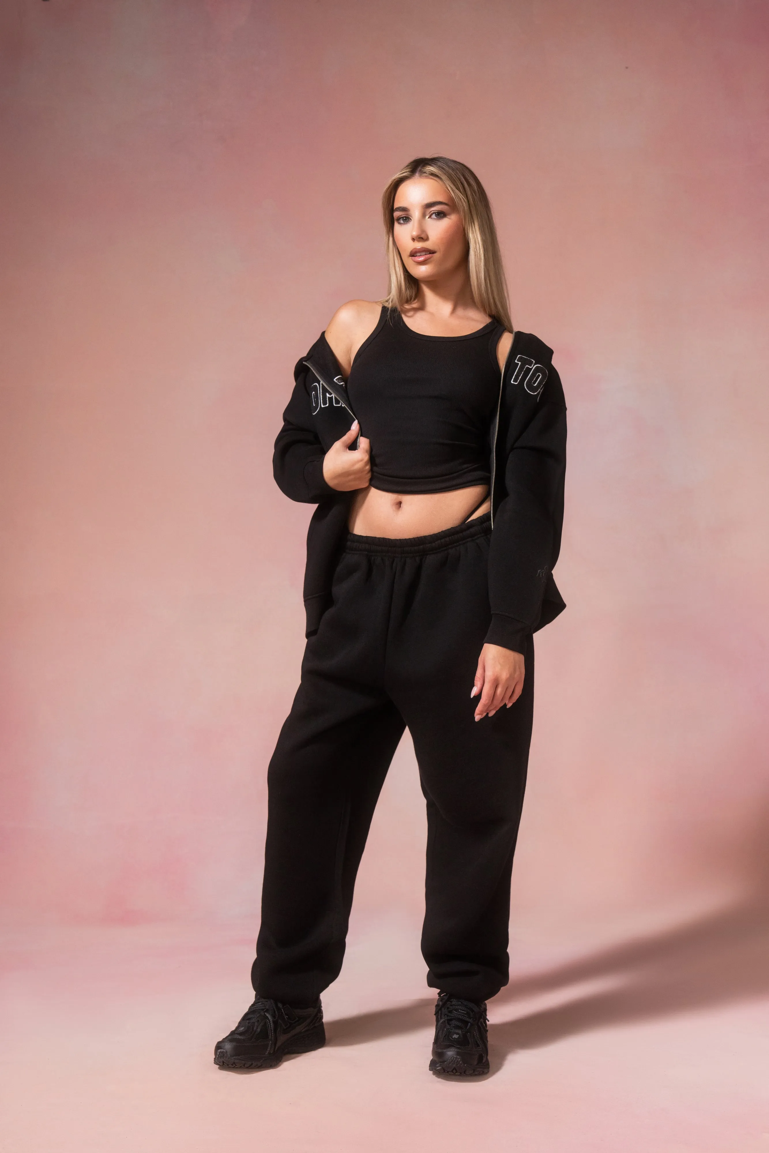 Hometown Black Zip Hoodie