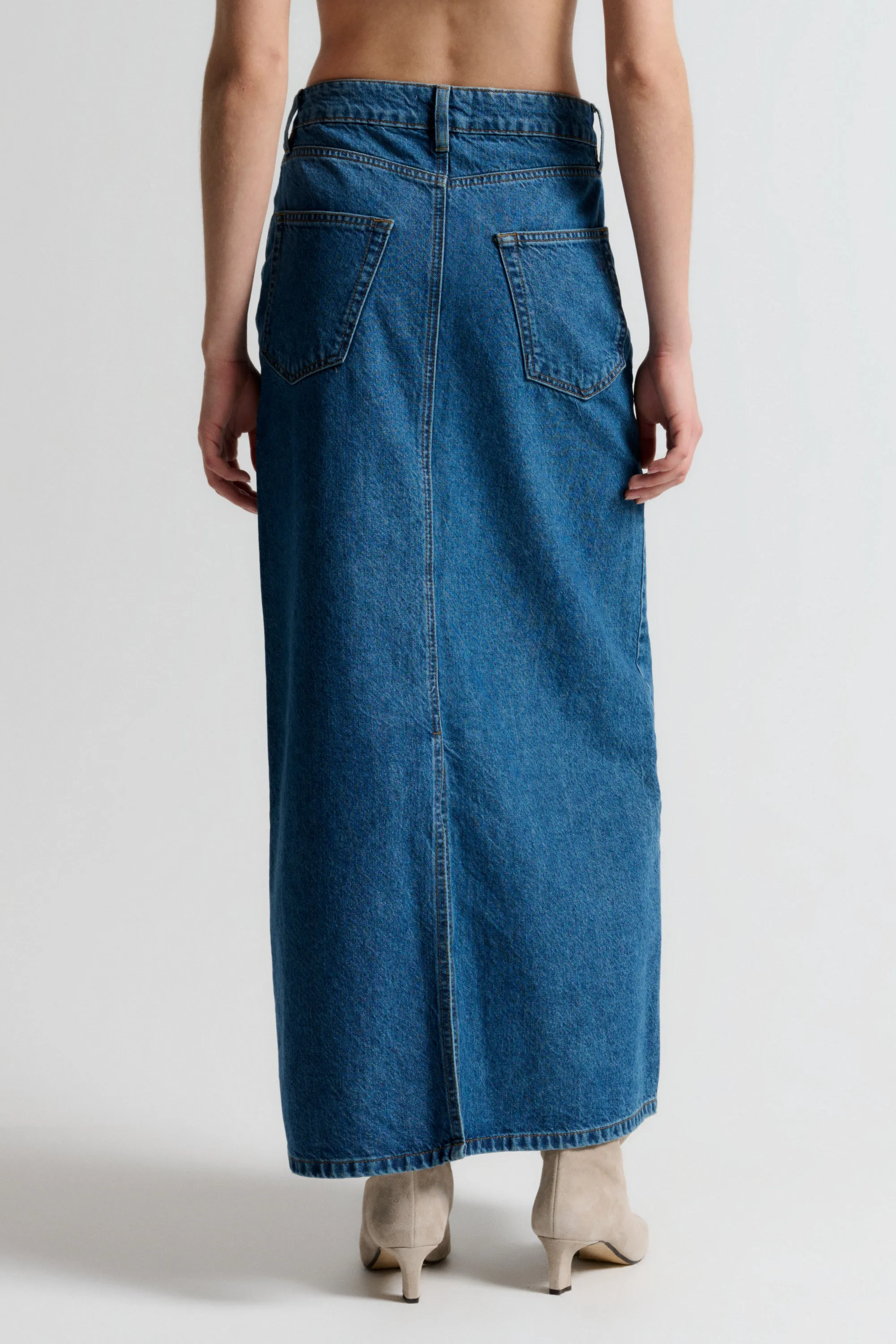 IVY-Zoe Maxi Skirt Wash Jaca