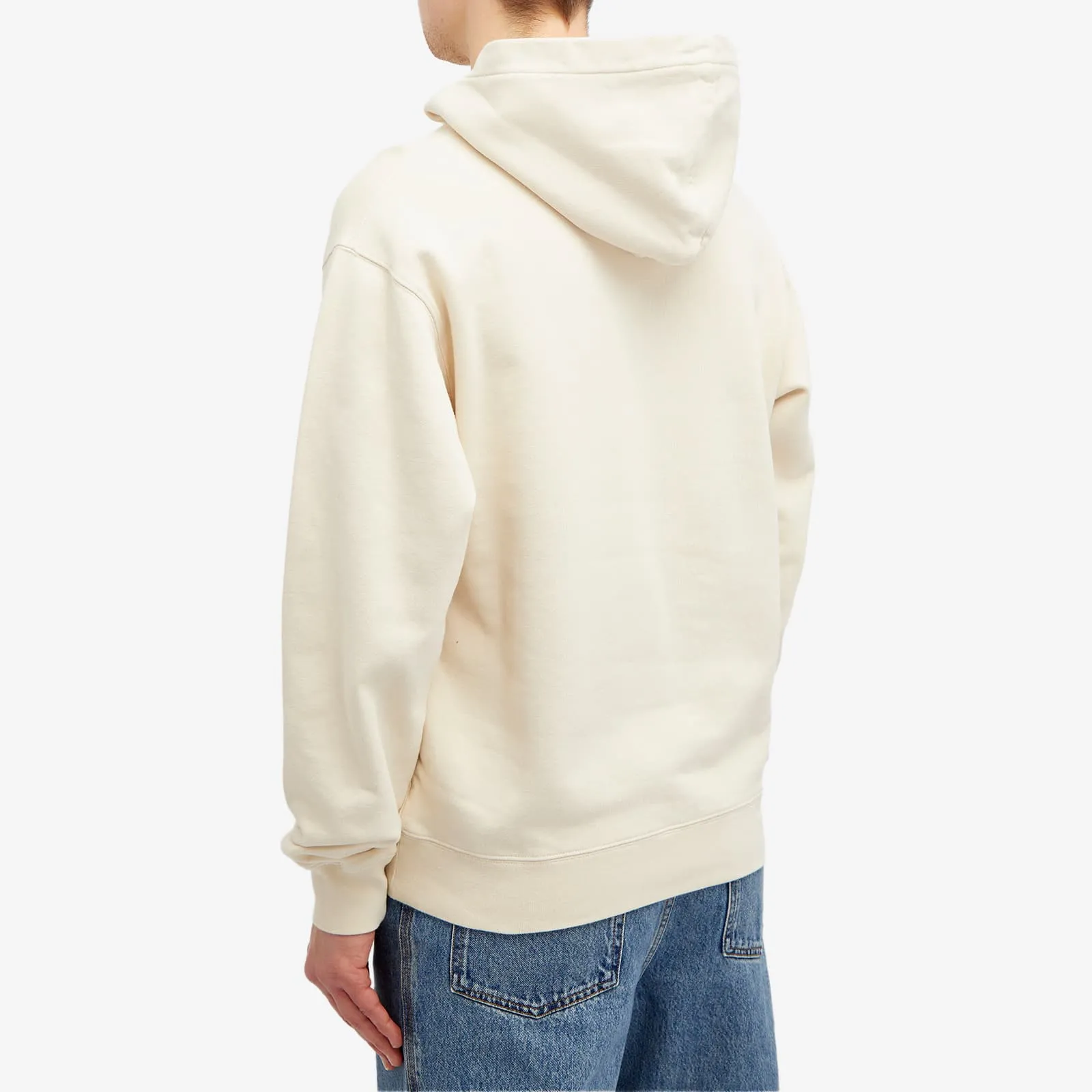 Jacquemus Gros Grain Logo Hoodie, beige