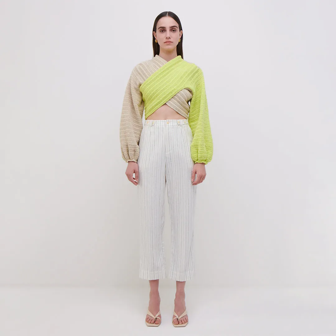 JS x Elexiay Crochet Pullover