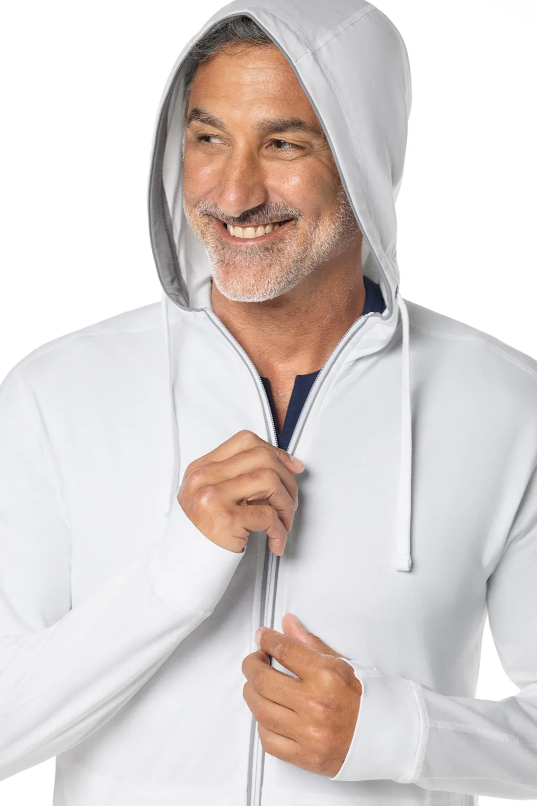 Men's LumaLeo Zip-Up Hoodie  |  White
