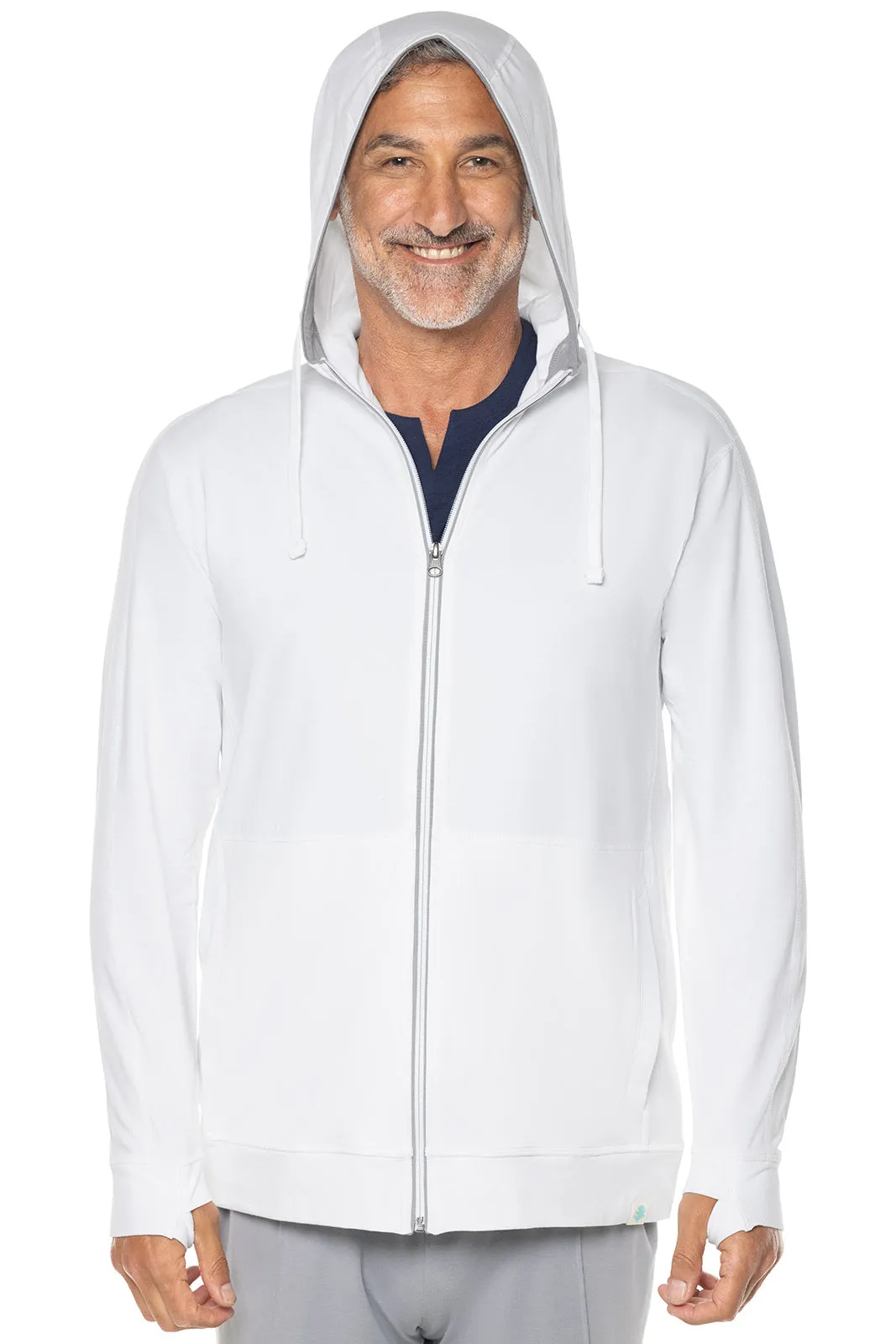 Men's LumaLeo Zip-Up Hoodie  |  White