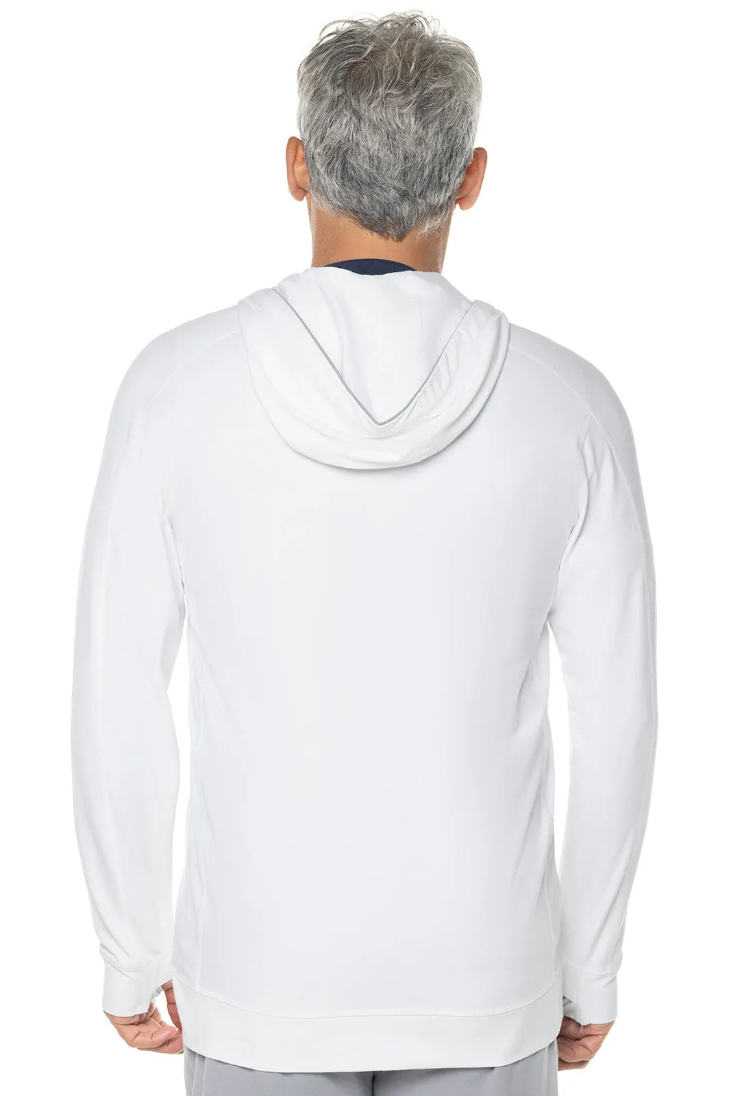 Men's LumaLeo Zip-Up Hoodie  |  White