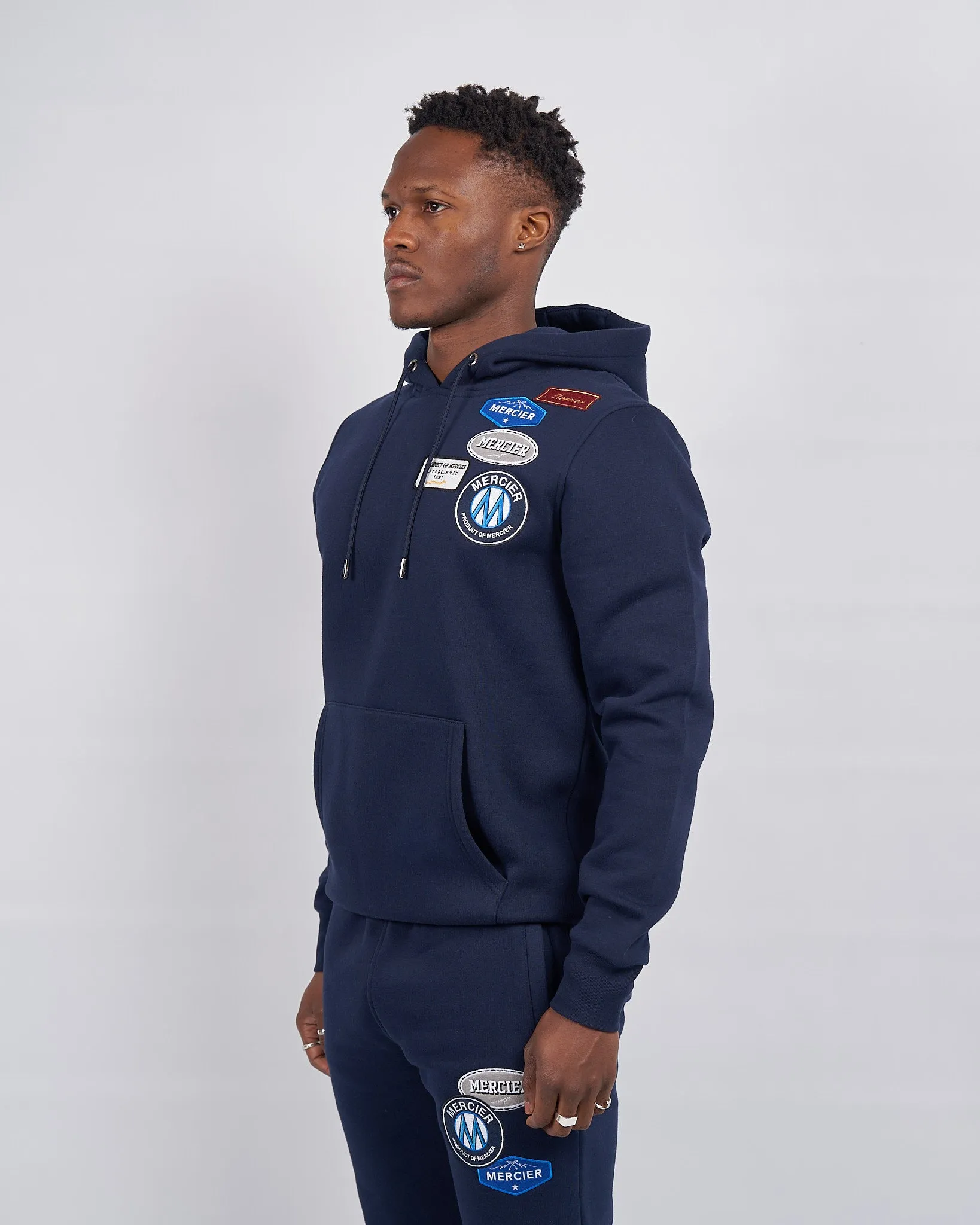 Navy Mercier OG Badge Hoodie