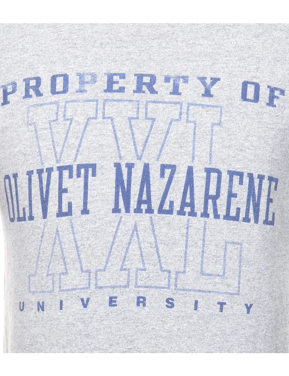 Olivet Nazarene University Printed T-shirt - L