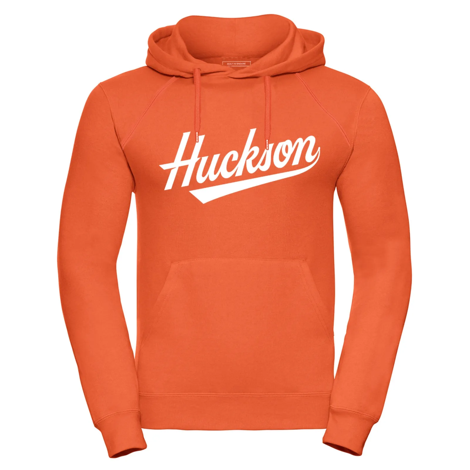 Orange 'Script' Organic Unisex Hoodie