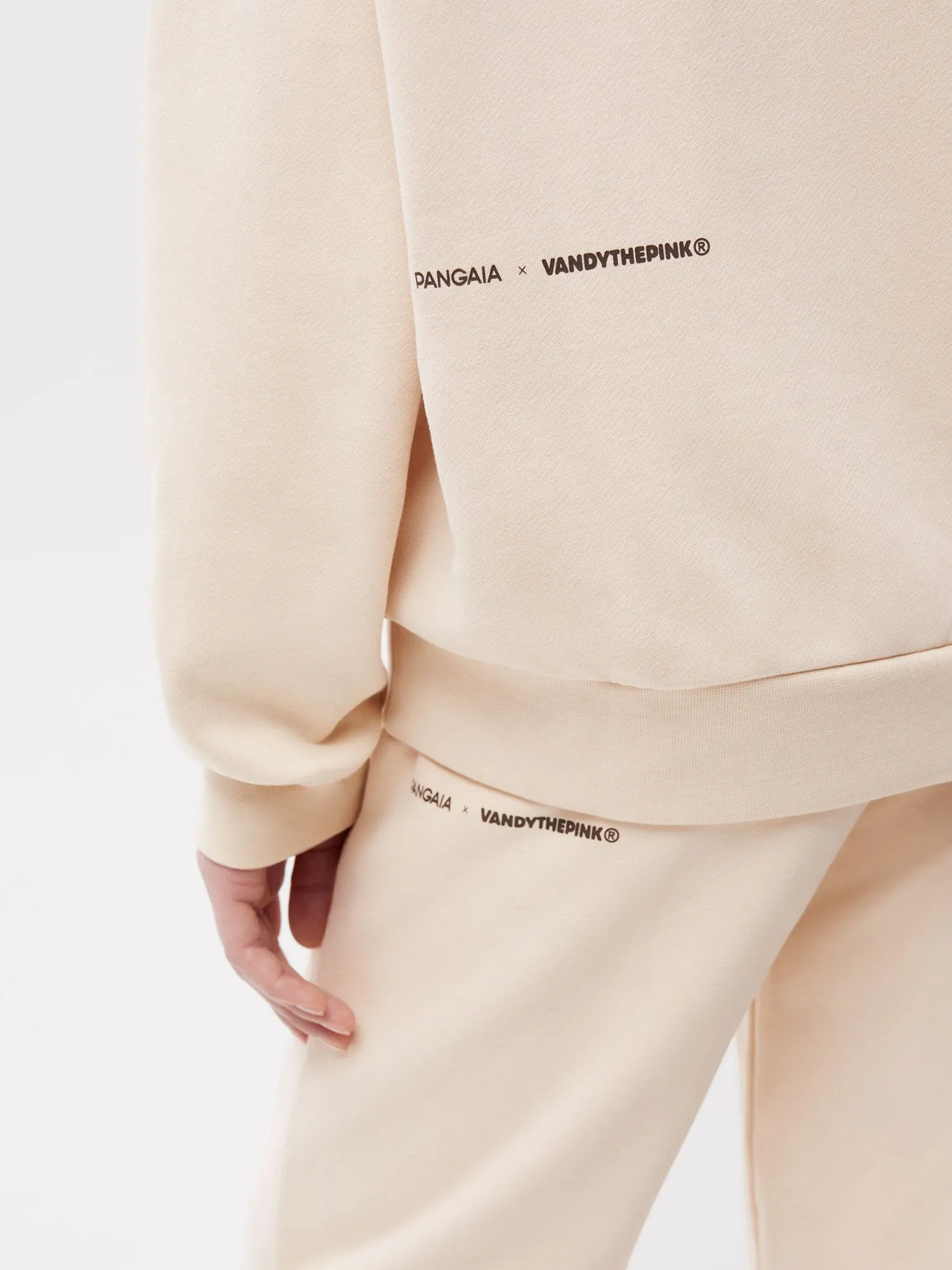 PANGAIA x Vandy The Pink 365 Hoodie—sand