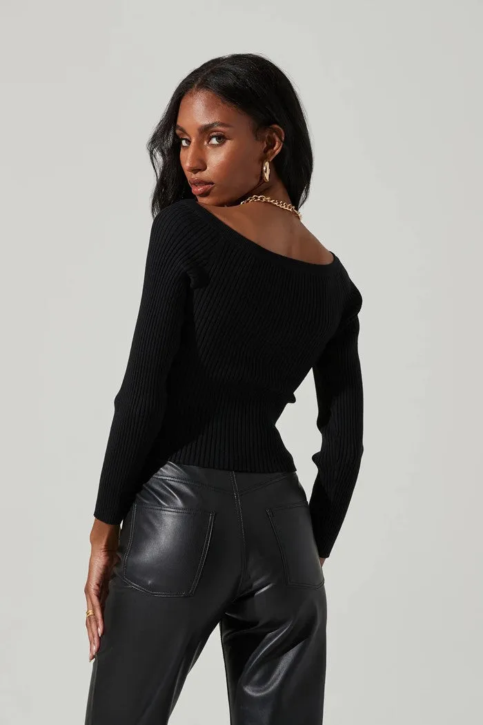 Philippa Chain Strap Sweater