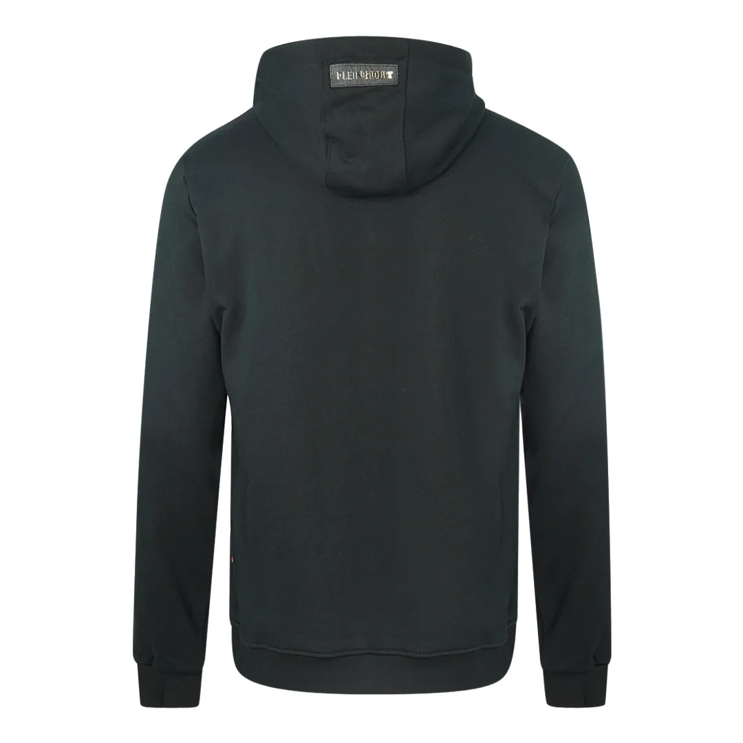 Plein Sport Gold Logo Black Hoodie