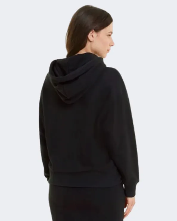 Puma Classics Logo Women Lifestyle Hoody Black 53007401