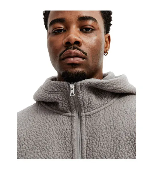 Reigning Champ Polartec Shearling Full Zip Hoody Quarry
