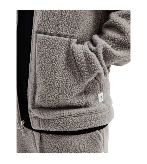 Reigning Champ Polartec Shearling Full Zip Hoody Quarry