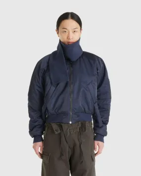 Scarf Bomber Jacket