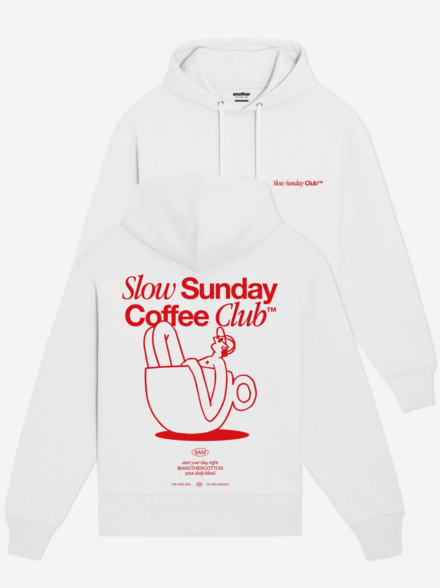 Slow Sunday Coffee Club Organic Hoodie