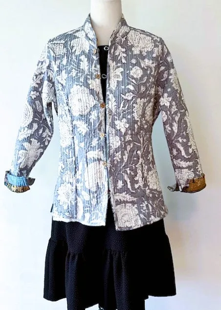 Stunning Fully Reversible Quilted Patchwork Jacket Is Seasonless