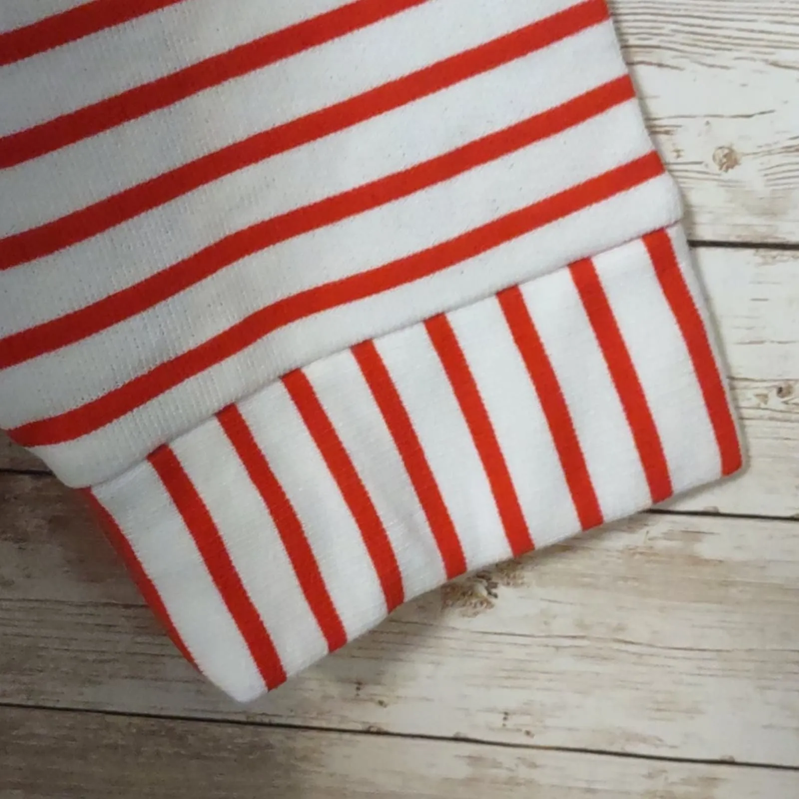 Style & Co French Terry Striped Lace Up Hoodie Top
