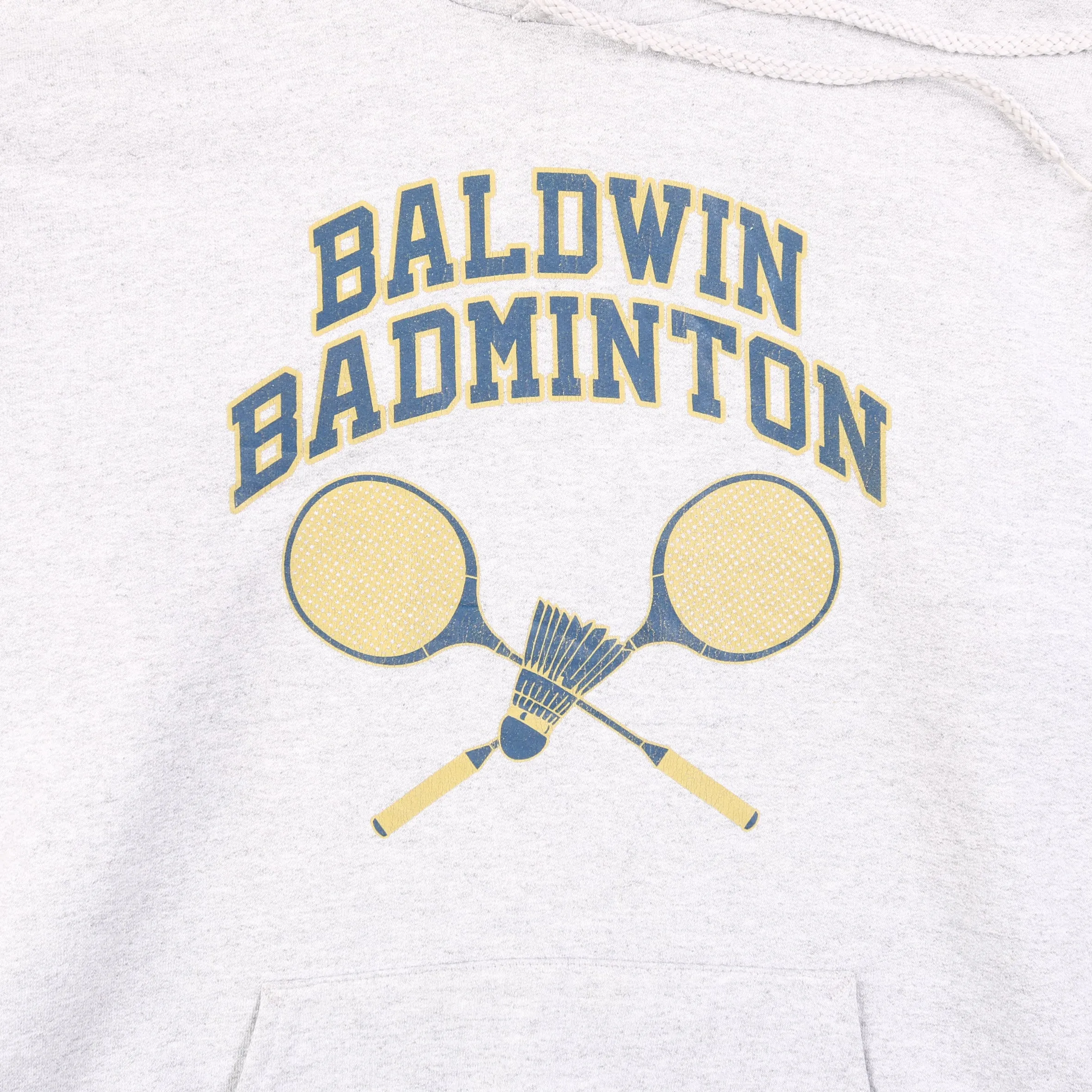 Vintage 'Baldwin Badminton' Champion Hooded Sweatshirt