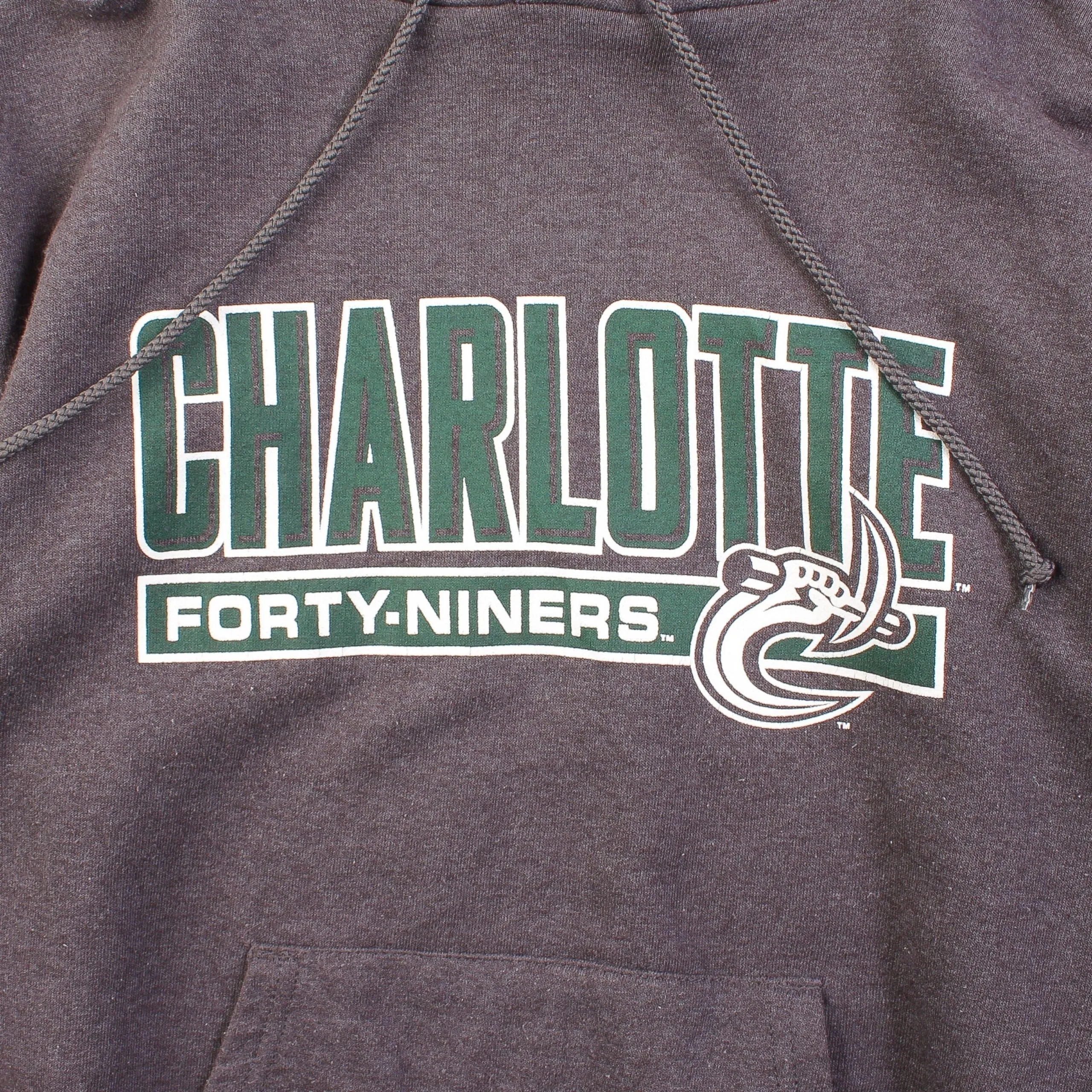 Vintage 'Charlotte 49ers' Champion Hooded Sweatshirt