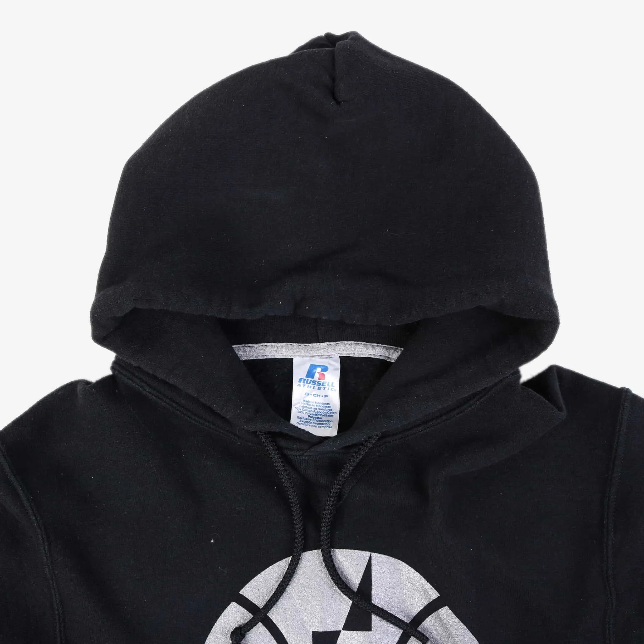 Vintage Russell Athletic 'Normal Park Basketball' Hooded Sweatshirt - Black