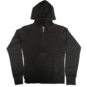 Women's Black Full Zip Hoodie